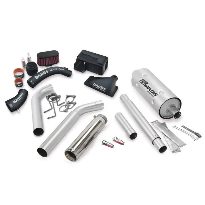 Banks Power 16-17 Ford 6.8L MH-A Stinger Bundle - SS Single Exhaust Right Exit w/ Chrome Tip-thumbmail-2