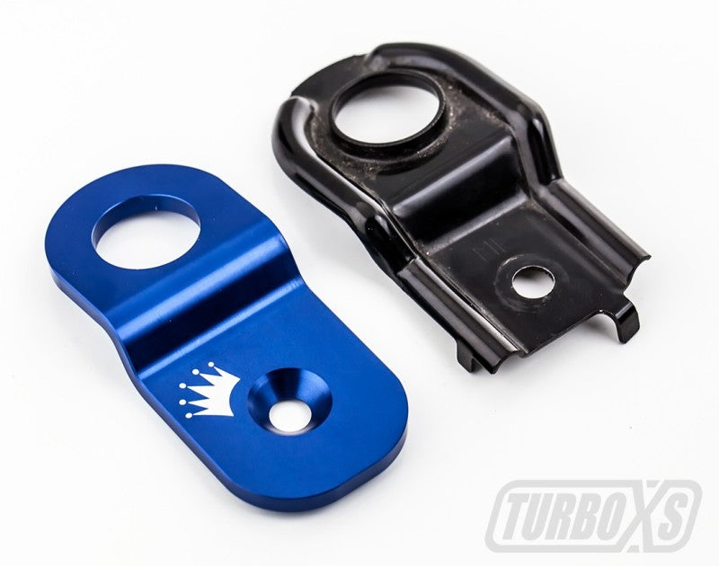 Turbo XS 15-16 Subaru WRX/STI Billet Aluminum Radiator Stay - Black-thumbmail-4