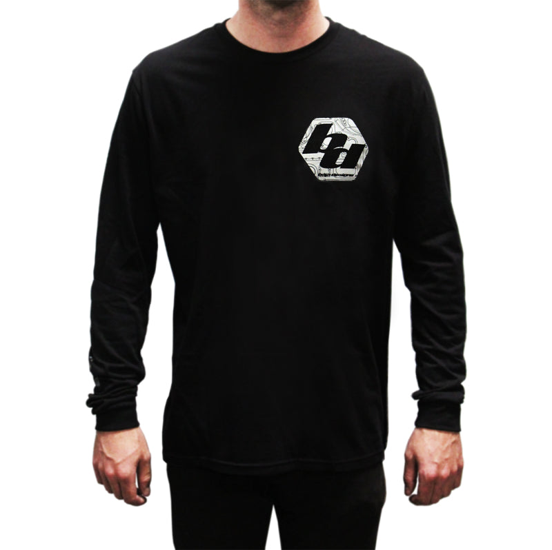 Baja Designs BD Black Mens Long Sleeve Shirt Extra Large-thumbmail-1