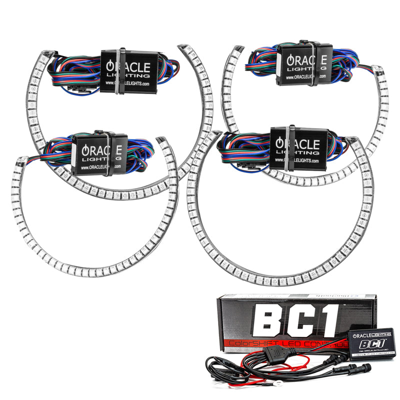 Oracle 15-21 Dodge Challenger LED Waterproof Halo Kit - ColorSHIFT - BC1-thumbmail-1