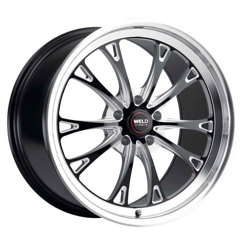 Weld S113 20X12 Belmont 5X120 ET52 BS8.50 Gloss Black MIL Dia 72.56-thumbmail-2