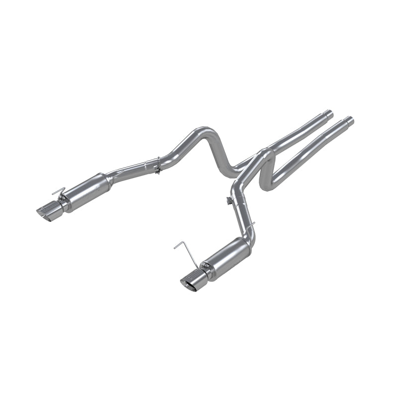 MBRP 05-09 Ford Shelby GT500 / GT Dual Split Rear Race Version, T409 4in Tips Exhaust System-thumbmail-3