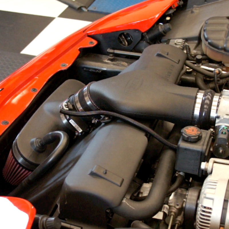 Airaid 01-04 Corvette C5 CAD Intake System w/ Tube (Oiled / Red Media)-thumbmail-4