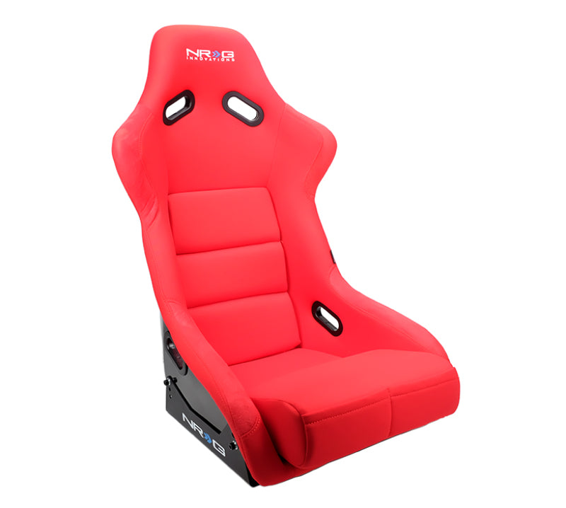 NRG FRP Bucket Seat (Red Cloth) - Large-thumbmail-5