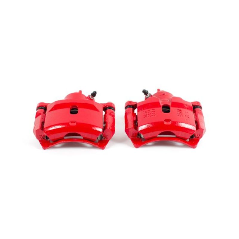 Power Stop 97-99 Acura CL Front Red Calipers w/Brackets - Pair-thumbmail-1