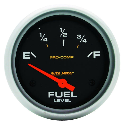 AutoMeter Gauge Fuel Level 2-5/8in. 0 Ohm(e) to 90 Ohm(f) Elec Pro-Comp