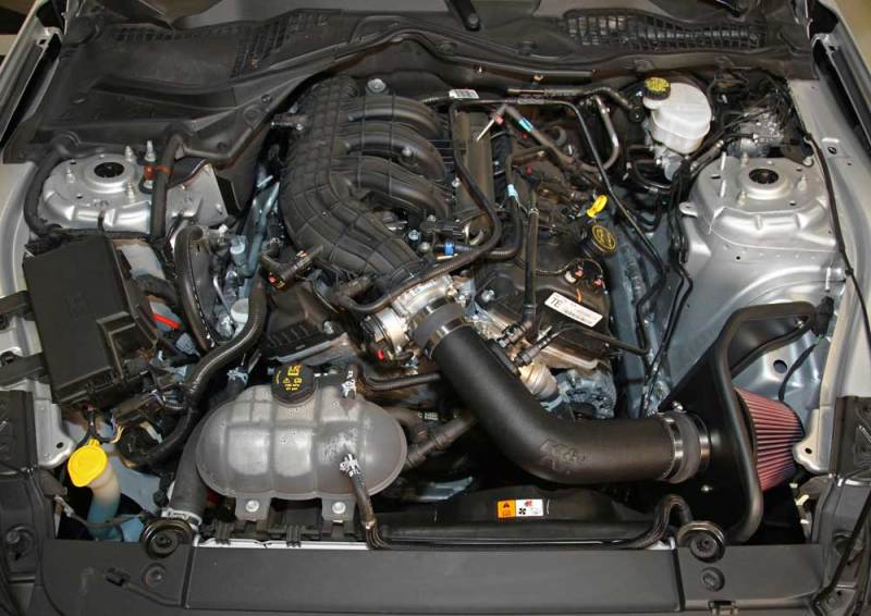 K&N 15-17 Ford Mustang 3.7L V6 F/I Performance Intake Kit-thumbmail-3