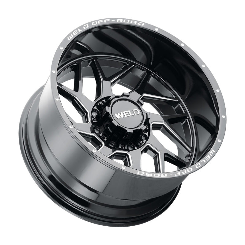 Weld Off-Road W117 22X12 Fulcrum 8X170 ET-44 BS4.75 Gloss Black MIL 125.1-thumbmail-1