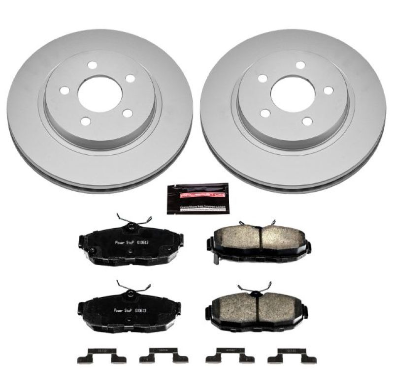 Power Stop 2012 Ford Mustang Rear Z17 Evolution Geomet Coated Brake Kit-thumbmail-1