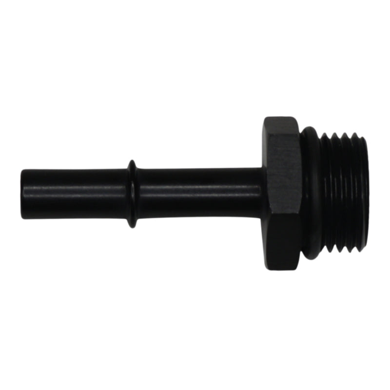 DeatschWerks 10AN ORB Male to 3/8in Male EFI Quick Connect Adapter - Anodized Matte Black-thumbmail-1
