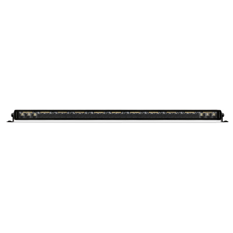 Go Rhino Xplor Blackout Combo Series Sgl Row LED Light Bar w/Amber (Side/Track Mount) 31.5in. - Blk-thumbmail-2