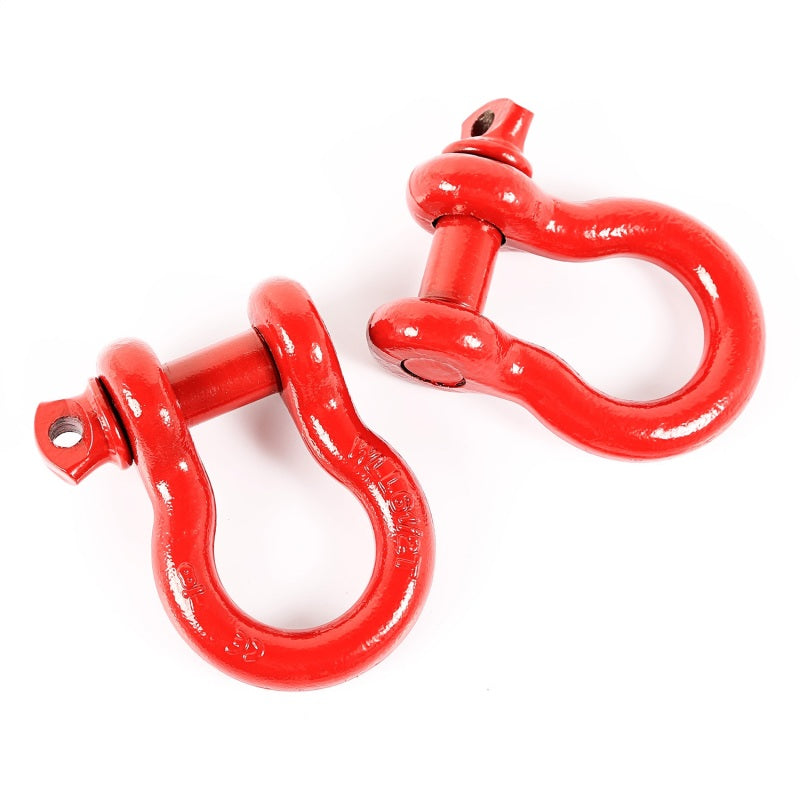 Rugged Ridge Red 7/8in D-Shackles-thumbmail-6