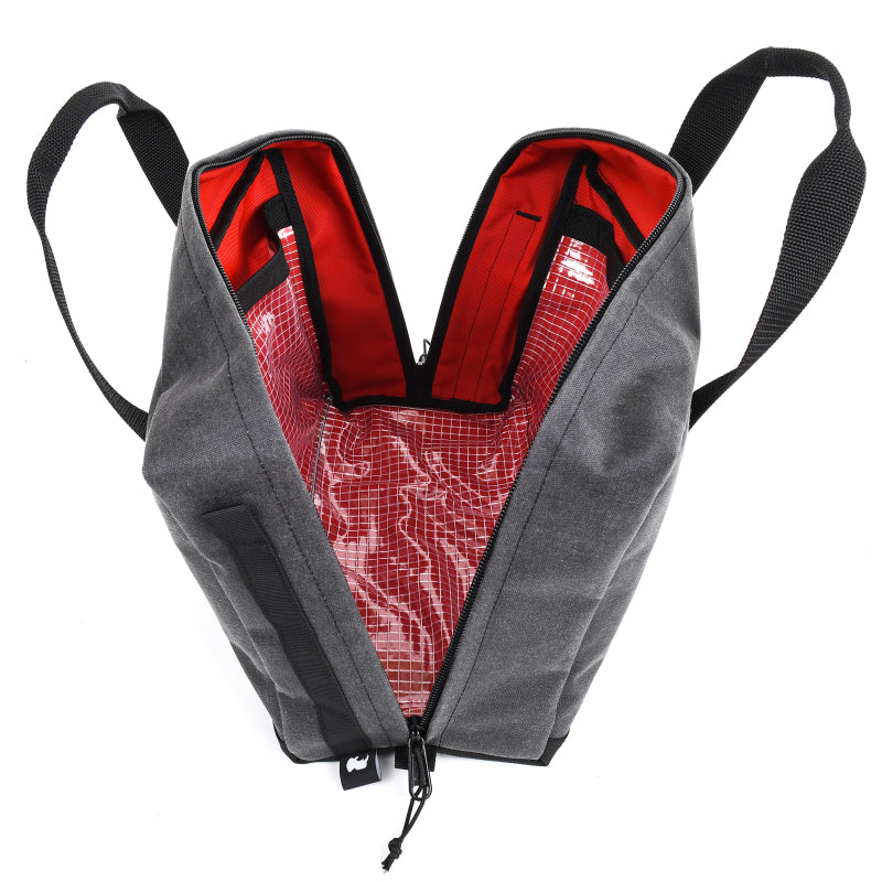 Go Rhino XVenture Gear Recovery Bag (7.5x11.5x18in. Closed) 12oz Waxed Canvas - Black-thumbmail-4