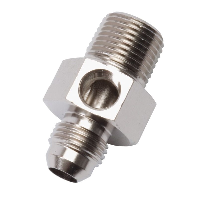 Russell Performance -6 AN Flare to 1/4in Pipe Pressure Adapter (Endura)-thumbmail-3