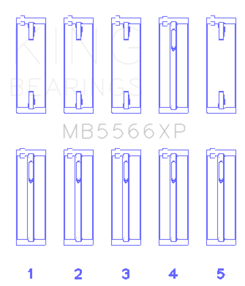 King Audi A4 1.8L AEB (Size STD) Performance Main Bearing Set-thumbmail-1
