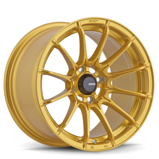 Konig Dial In 15x7 4x100 ET35 Gloss Gold