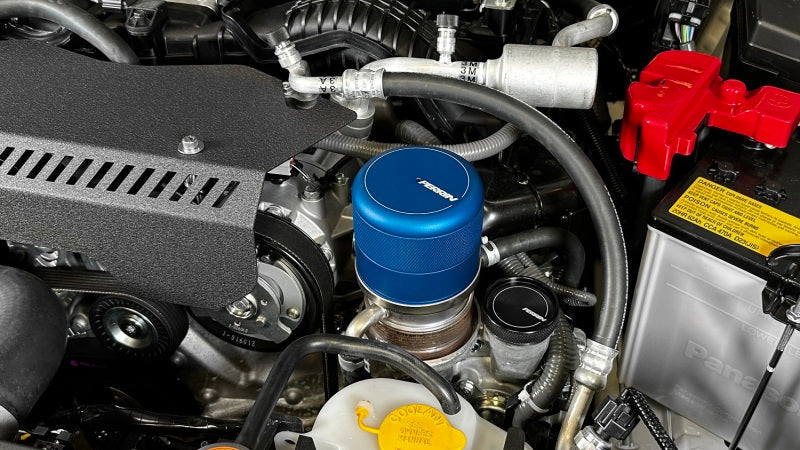 Perrin 2015+ Subaru WRX/STI Oil Filter Cover - Blue-thumbmail-4