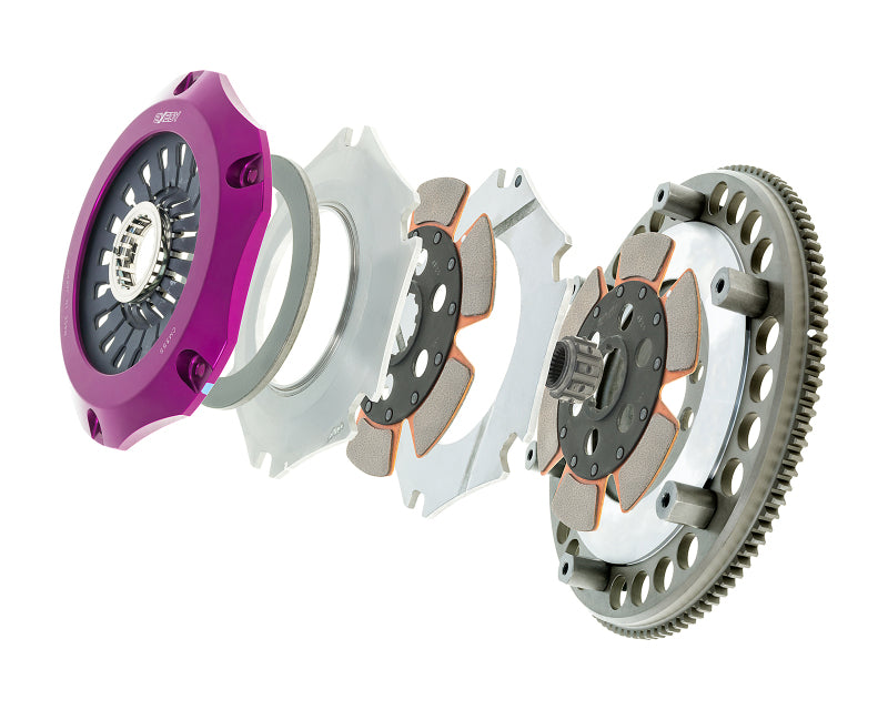 Exedy 2008-2015 Mitsubishi Lancer Evolution GSR L4 Hyper Compe-R Twin Cerametallic Clutch Rigid-thumbmail-3