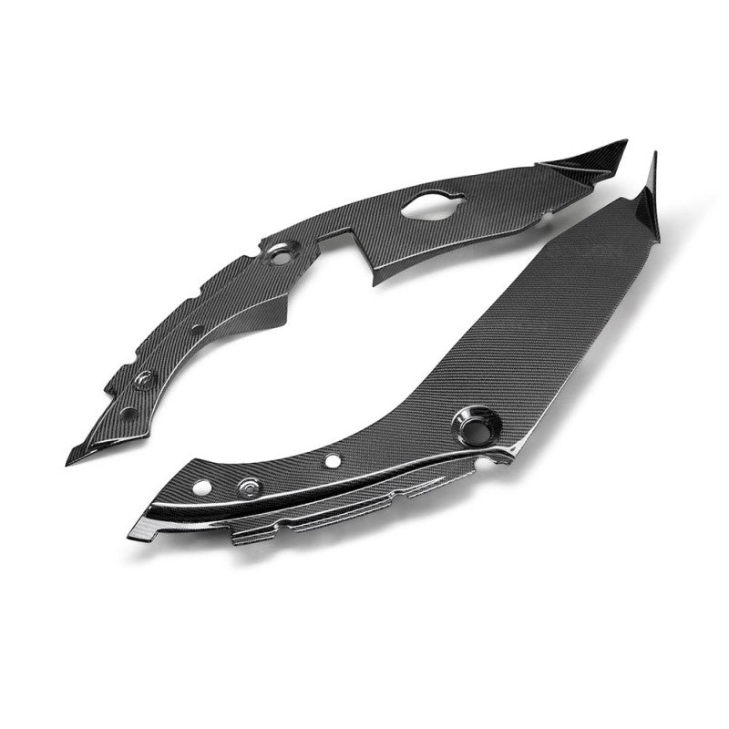 Seibon 17+ Honda Civic Type R Carbon Fiber Under Hood Inner Wing Trims-thumbmail-3