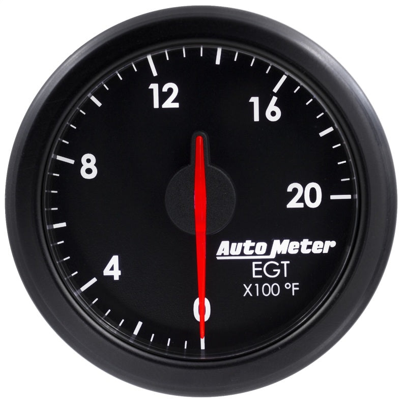 Autometer Airdrive 2-1/16in EGT Gauge 0-2000 Degrees F - Black-thumbmail-2