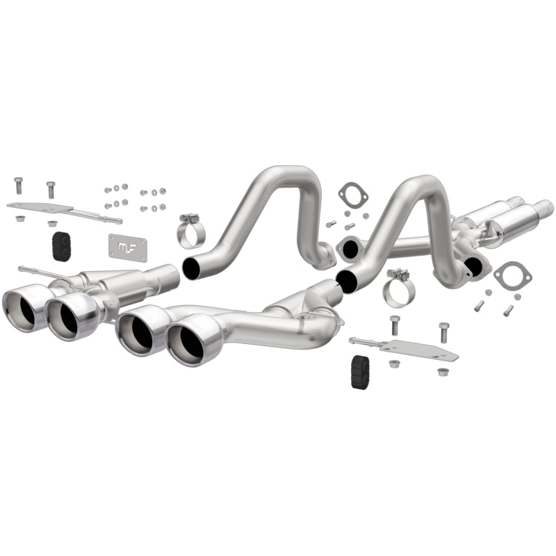 Magnaflow 00-04 Chev Corvette V8 5.7L Comp Series Quad Ctr Rr Exit SS Cat-Back Perf Exhaust-thumbmail-2