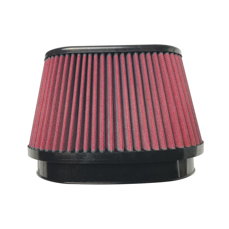 Injen Oiled Air Filter 8.5x5.63in Oval ID / 9.92x7.17in Base / 5.7in HT / 6.865ix4.115in Top-thumbmail-1