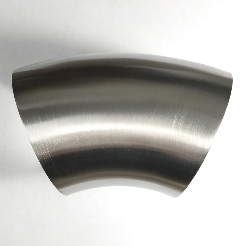 Stainless Bros 3in Diameter 304SS 1D Radius 45 Degree Bend No Leg Mandrel Bend-thumbmail-1