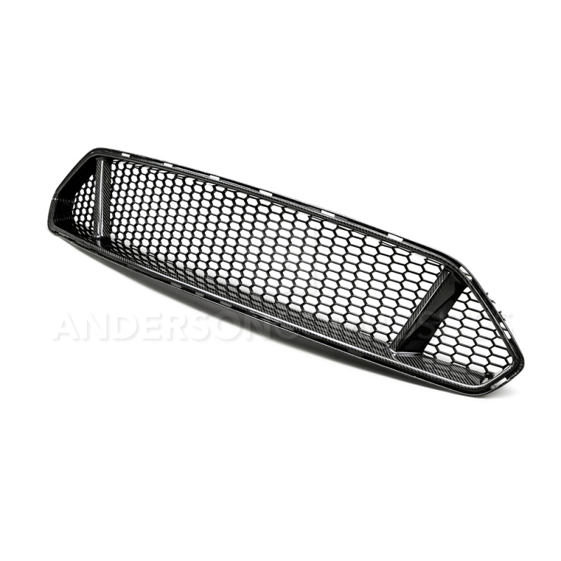 Anderson Composites 2018 Ford Mustang Type-GT Carbon Fiber Upper Grille-thumbmail-1