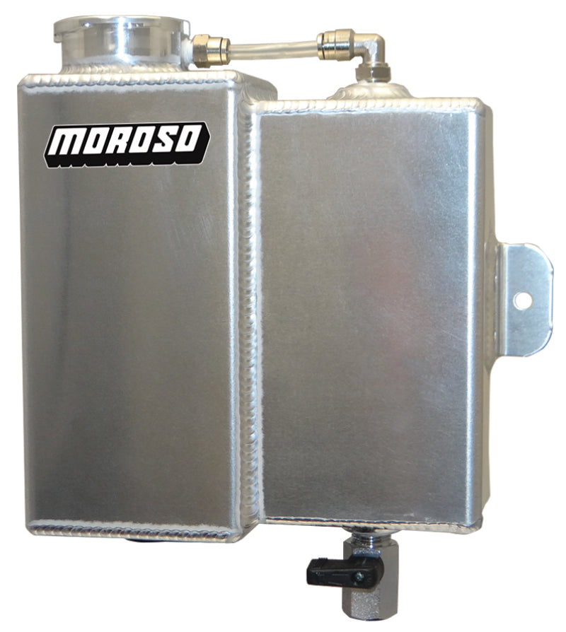 Moroso Universal Coolant Expansion & Recovery Tank - Billet Filler Neck - 1.25qt-thumbmail-1