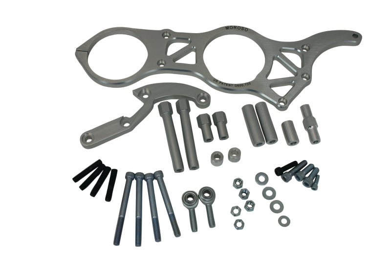 Moroso Chevrolet Big Block Alternator & Vacuum Pump Mount - Meziere Water Pump - 130mm Alternator-thumbmail-1