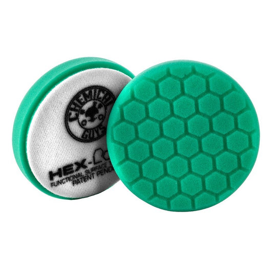 Chemical Guys Hex-Logic Self-Centered Heavy Polishing Pad - Green - 4in