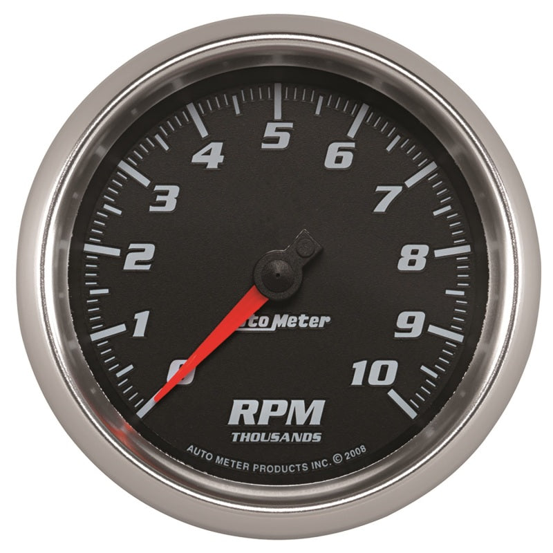 Autometer Pro-Cycle Gauge Tachometer 3 3/8in 10K Rpm Black-thumbmail-1