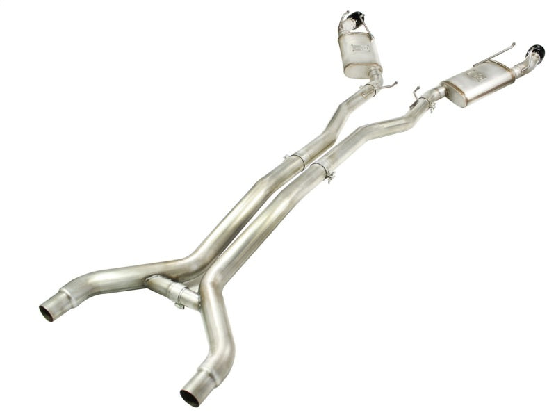 aFe MACHForce XP Exhaust 3in Stainless Stee CB/10-13 Chevy Camaro V8-6.2L (td) (gloss blk tip)-thumbmail-3