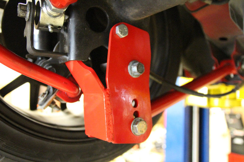 UMI Performance 05-14 Ford Mustang Rear Control Arm Relocation Brackets- Bolt In-thumbmail-5