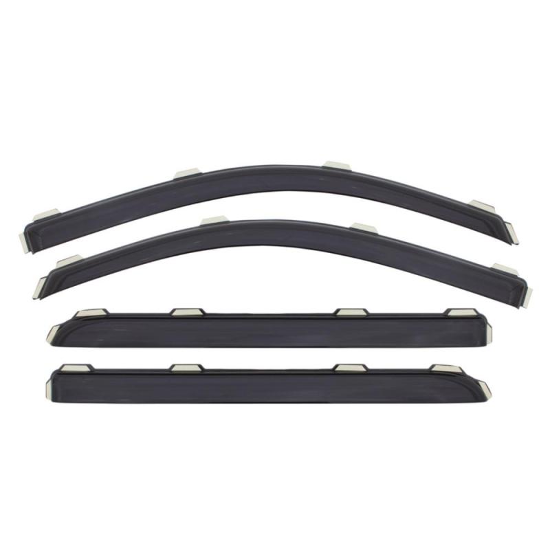AVS 16-18 Honda Civic Ventvisor In-Channel Front & Rear Window Deflectors 4pc - Smoke-thumbmail-14