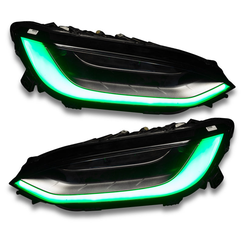 ORACLE Lighting 16-21 Tesla Model X Dynamic ColorSHIFT Headlight & Fog Light DRL Upgrade Kit-thumbmail-25