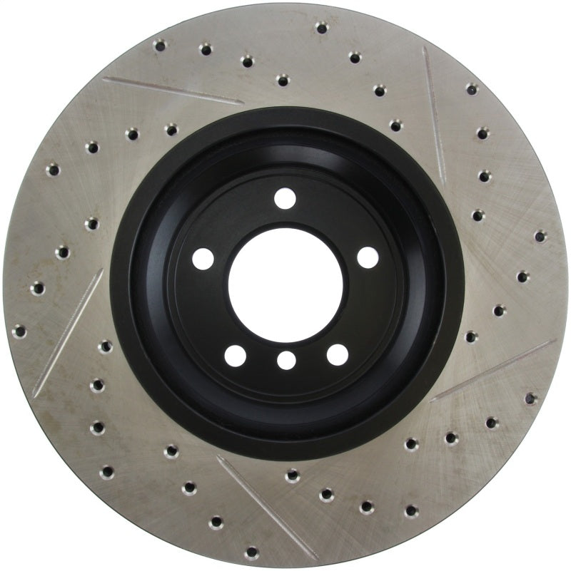 StopTech 07-09 BMW 335 (E90/E92/E93) Slotted & Drilled Right Front Rotor-thumbmail-8