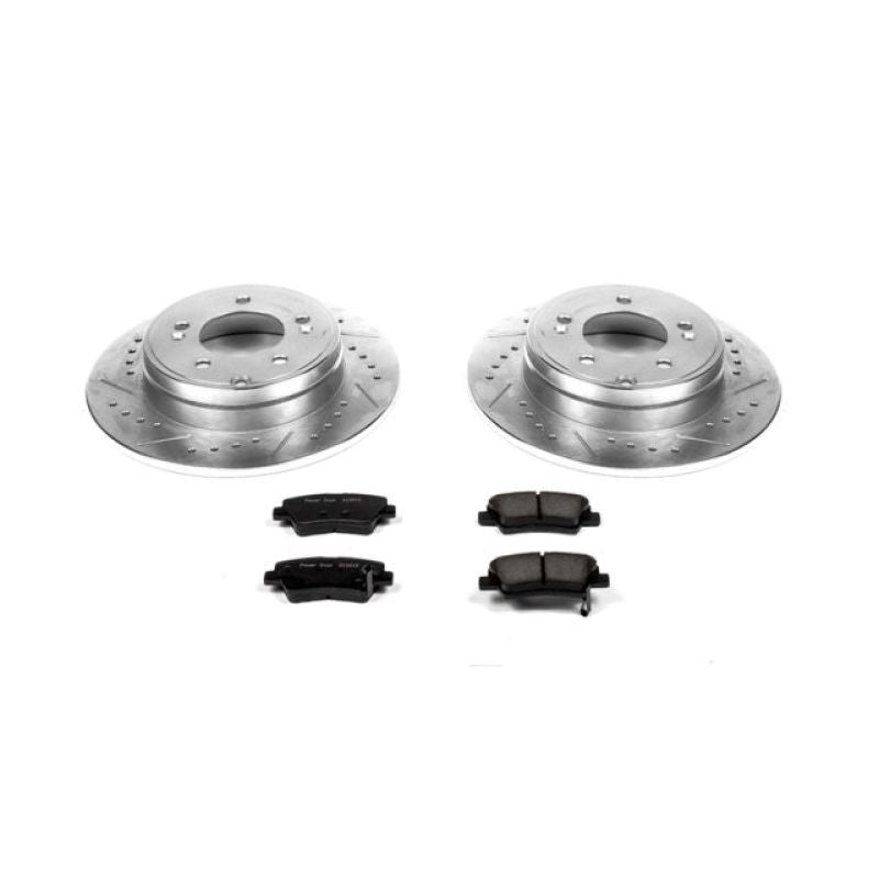 Power Stop 12-17 Hyundai Azera Rear Z23 Evolution Sport Brake Kit-thumbmail-1