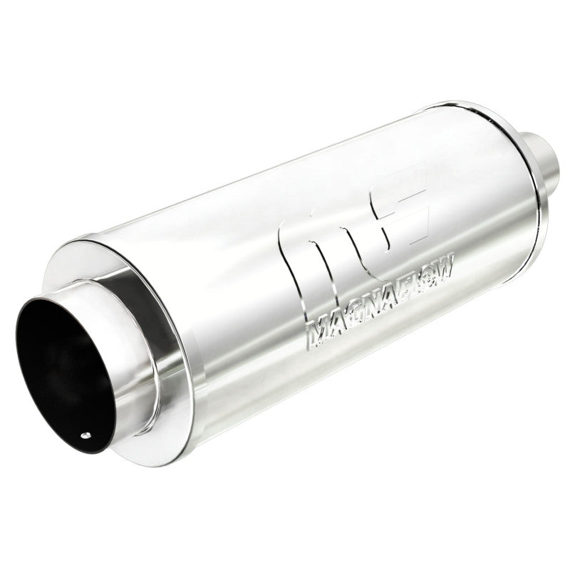 MagnaFlow Muffler W/Tip Mag SS 14X6X6 2.25/4.-thumbmail-1