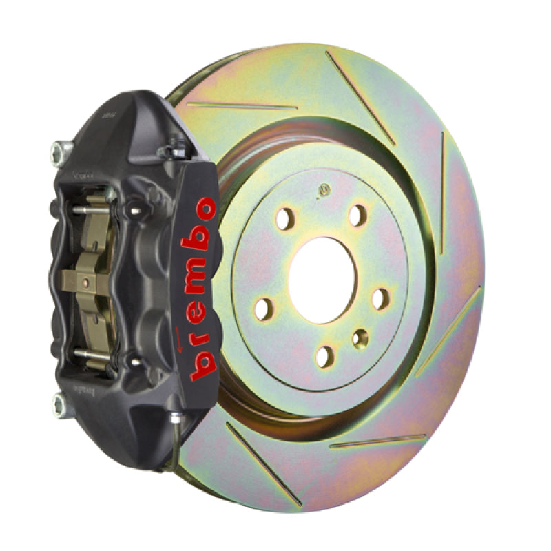 Brembo 11-18 Focus/13-18 Focus ST Fr GTS BBK 4 Pist Cast 336 x28 1pc Rotor Slotted Type1-Black HA-thumbmail-1