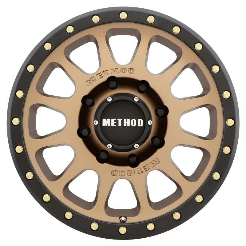 Method MR305 NV HD 18x9 +18mm Offset 8x6.5 130.81mm CB Method Bronze/Black Street Loc Wheel-thumbmail-2