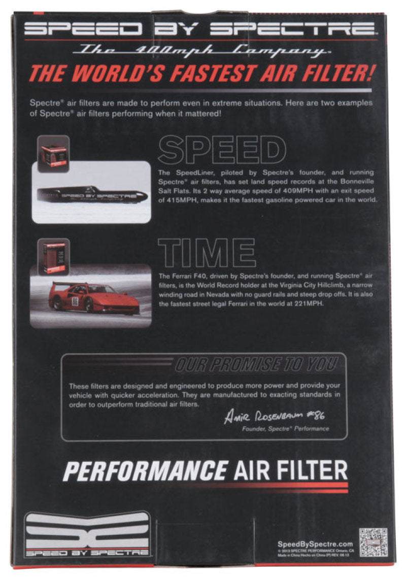Spectre 13-18 Nissan Pathfinder 3.5L V6 F/I Replacement Air Filter-thumbmail-6