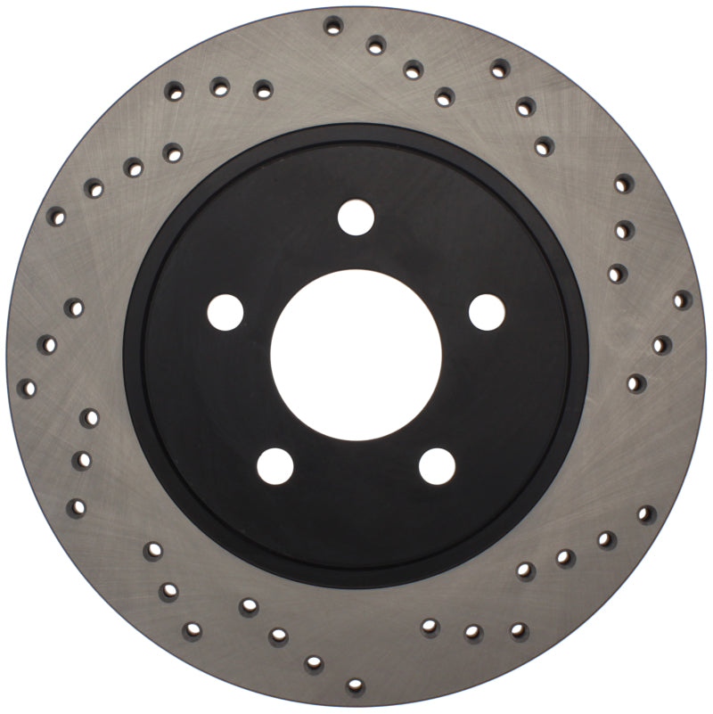 StopTech 05-10 Ford Mustang V6/4.0L / GT V8/4.6L Cross Drilled Right Rear Rotor-thumbmail-6