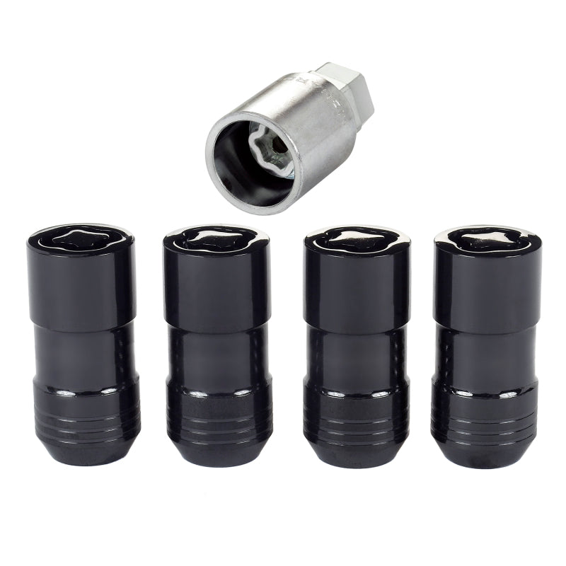 McGard Wheel Lock Nut Set - 4pk. (Cone Seat) M14X1.5 / 21mm & 22mm Dual Hex / 1.965in. L - Black-thumbmail-2