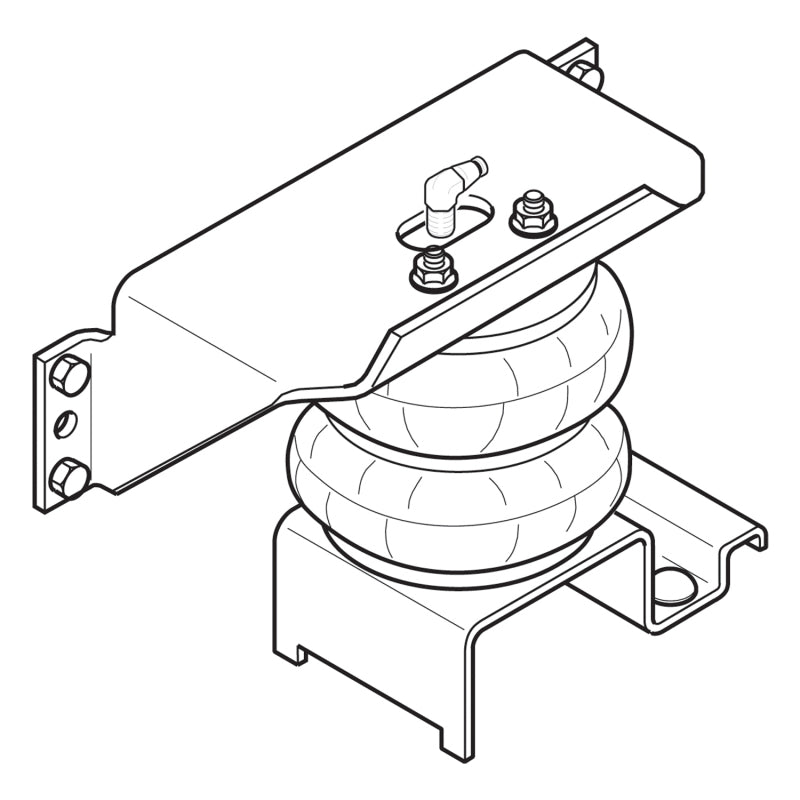 Firestone Ride-Rite Air Helper Spring Kit Rear 08-12 16K-22K GVWR (Not Thor Motorhomes) (W217602170)-thumbmail-2