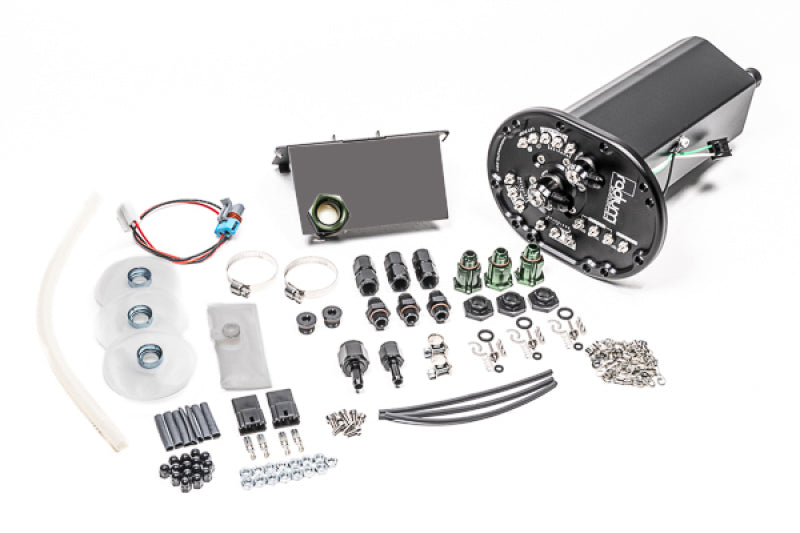 Radium Engineering Mazda RX7 FD Fuel Hanger Surge Tank Ti Automotive E5LM - Pumps Not Included-thumbmail-1