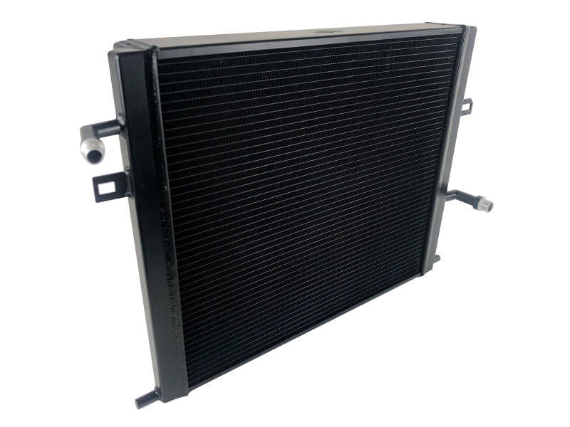 CSF BMW B58/B48 Front Mount Triple-Pass Heat Exchanger w/Rock Guard - Black-thumbmail-4