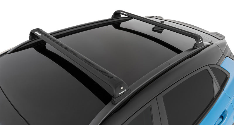 Rhino-Rack 18-22 Hyundai Kona 1st Gen 5 Door SUV w/Flush Rails Vortex RVP 2 Bar Roof Rack - Black-thumbmail-2