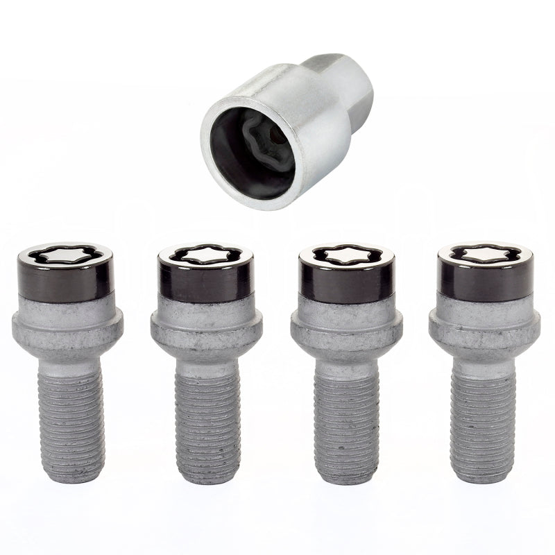 McGard Wheel Lock Bolt Set - 4pk. (Radius Seat) M14X1.5 / 17mm Hex / 27.0mm Shank Length - Black-thumbmail-6