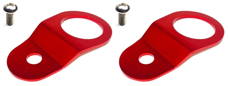 Torque Solution Radiator Mount Combo (RED) : Mitsubishi Evolution 7/8/9-thumbmail-1